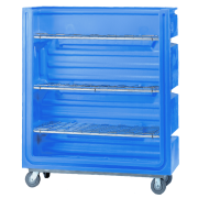 turnabout cart nonremovable shelves